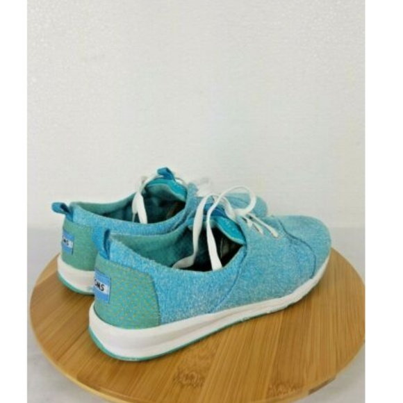 Toms Shoes - WOMEN'S BRIGHT BLUE TOMS SHOES SZ Y6 TOMS CANVAS